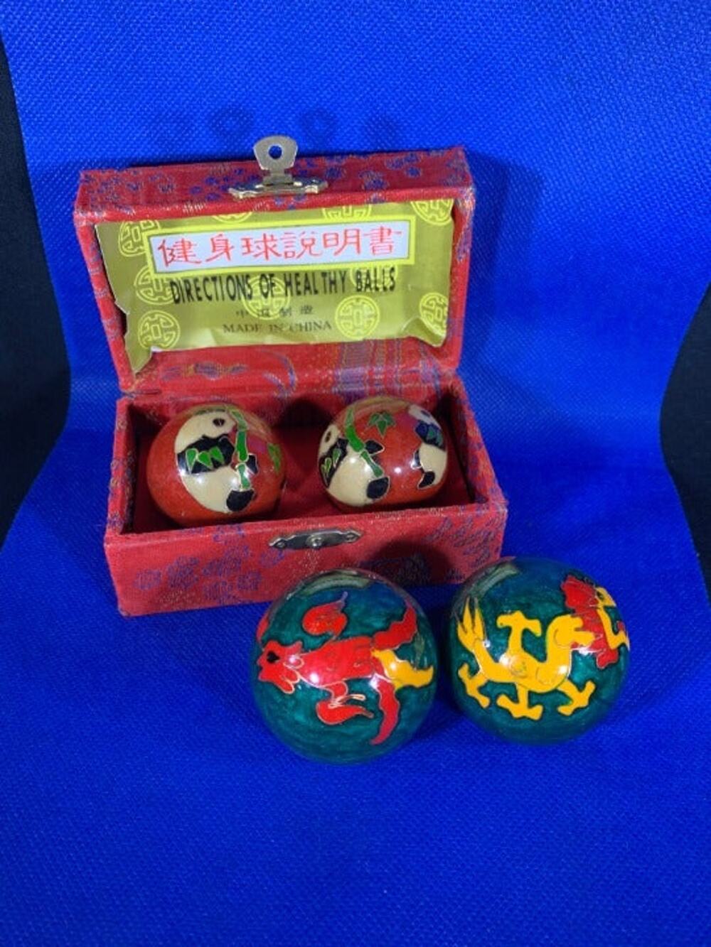 2 Sets of Colorful Asian Musical Chime Healing Balls